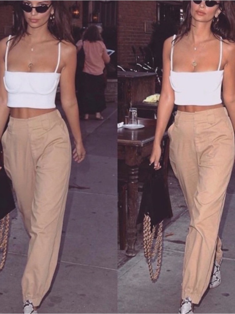 NWT I.AM.GIA Cobain Cargo Chino Jogger Pants Khaki size XS